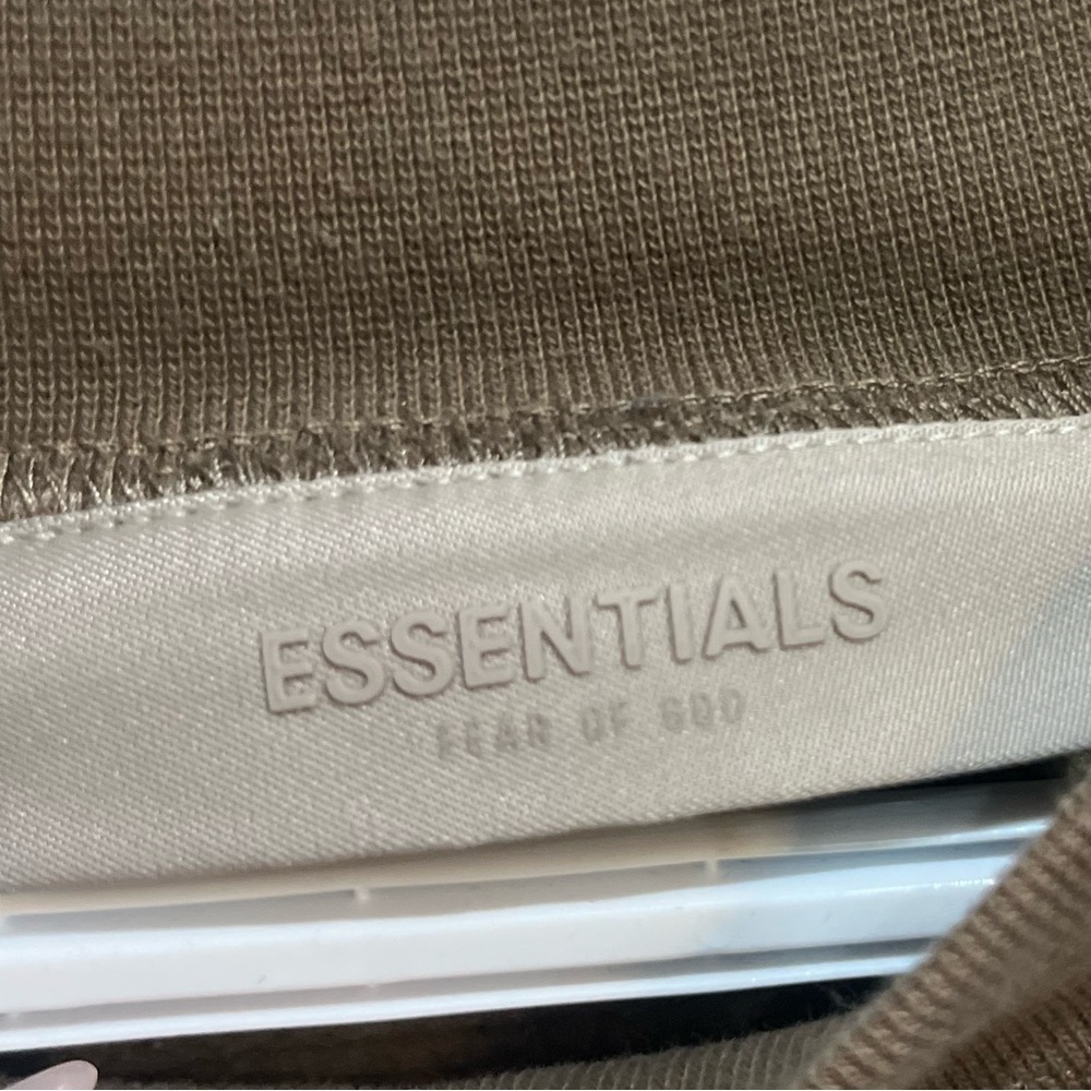 Fear of God Taupe/Brown Oversized Crewneck Sweatshirt - Picture 5 of 7